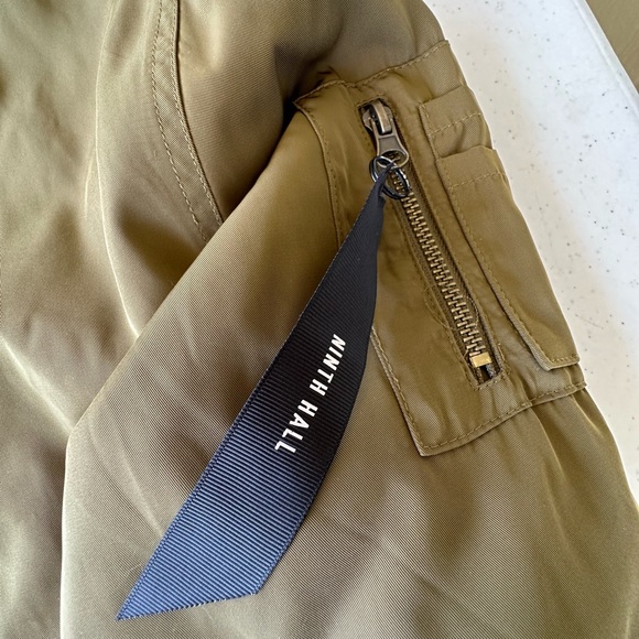 NINETH HALL BOMBER JACKET MILITARY GREEN - Picture 4 of 9